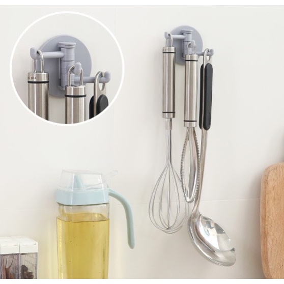 Móc treo đồ dán tường 3 chấu