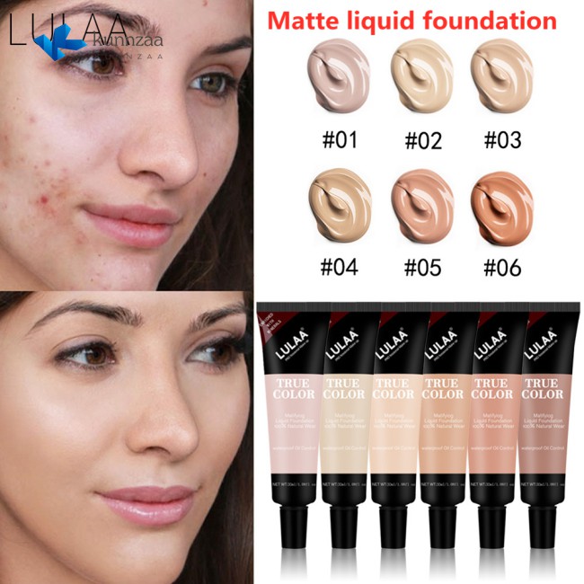 30ml Matte Liquid Foundation Long Lasting Makeup Contour Waterproof Makeup Foundation