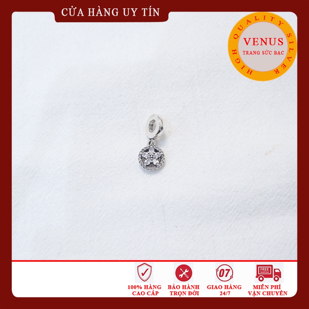 Mặt dây chuyền hoa 6 cánh đá- Mã sản phẩm VENUSM6
