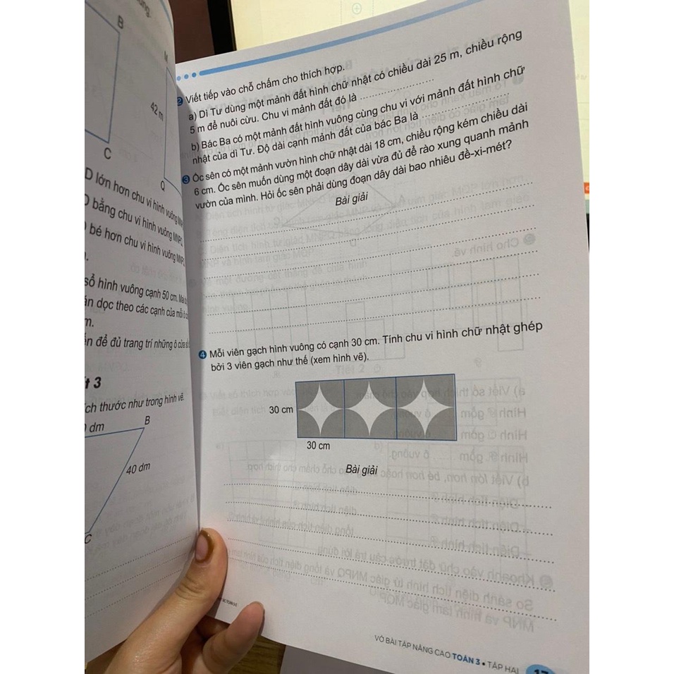 Sách - Vở bài tập nâng cao toán 3 tập 2 ( kết nối tri thức )