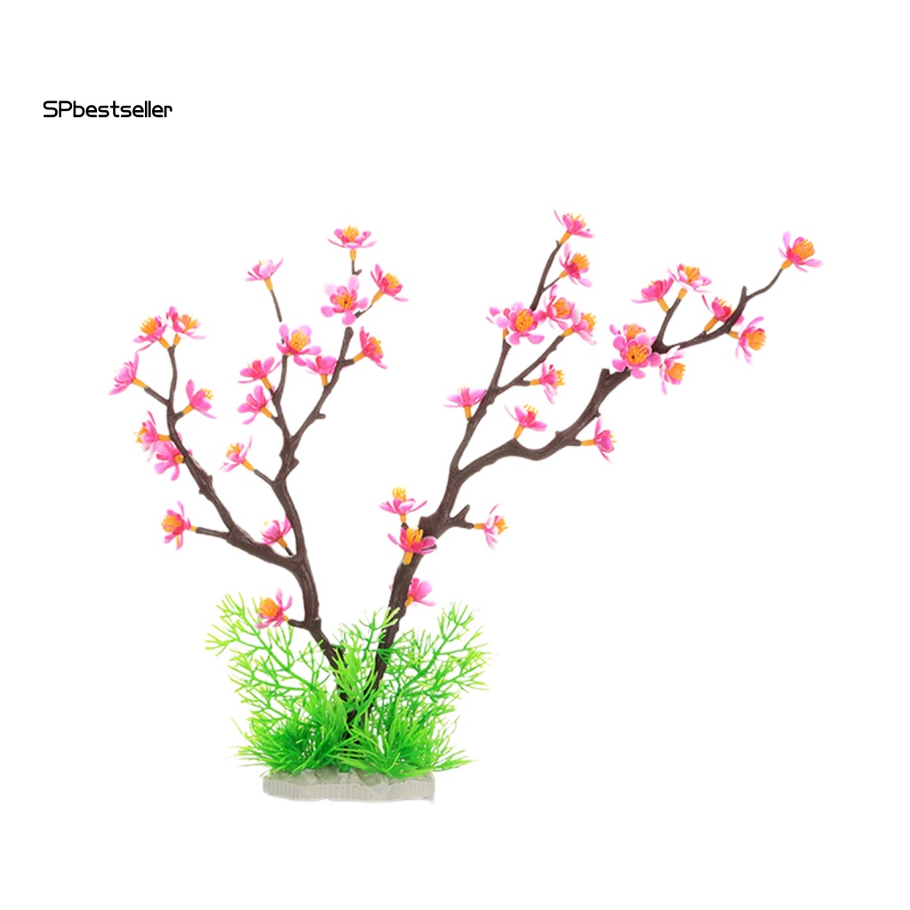 Cỏ Nhân Tạo Màu Sắc Sống Động Trang Trí Bể Cá