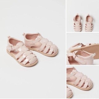 Dép sandal rọ màu hồng hm cho bé gái