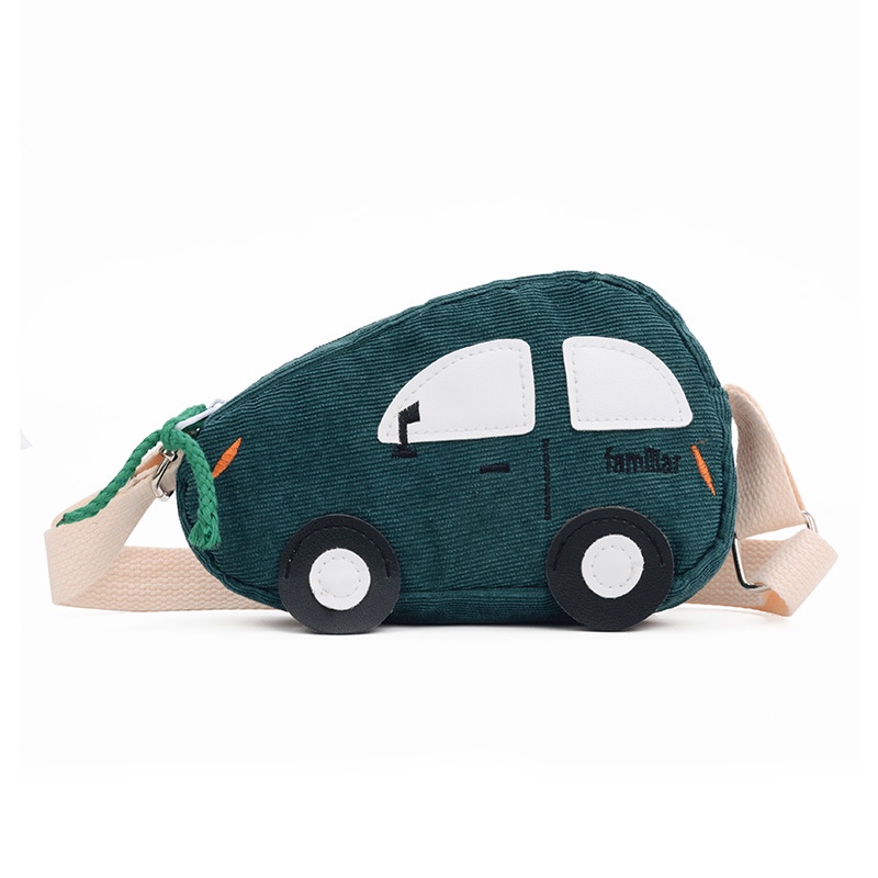 Túi Đeo Chéo Mini Vải Canvas Siêu Nhẹ In Họa Tiết Hoạt Hình Dễ Thương Cho Bé Trai Và Gái