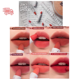 [Videos QC] (Tặng đơn Freeship) [HCM]Son Thỏi Lì Romand Zero Layer Lipstick