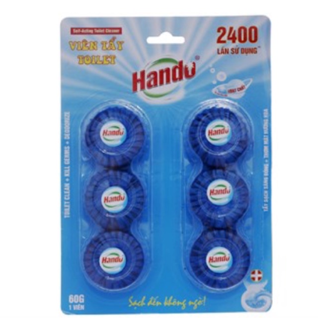 Viên tẩy bồn cầu Hando (6 viên)