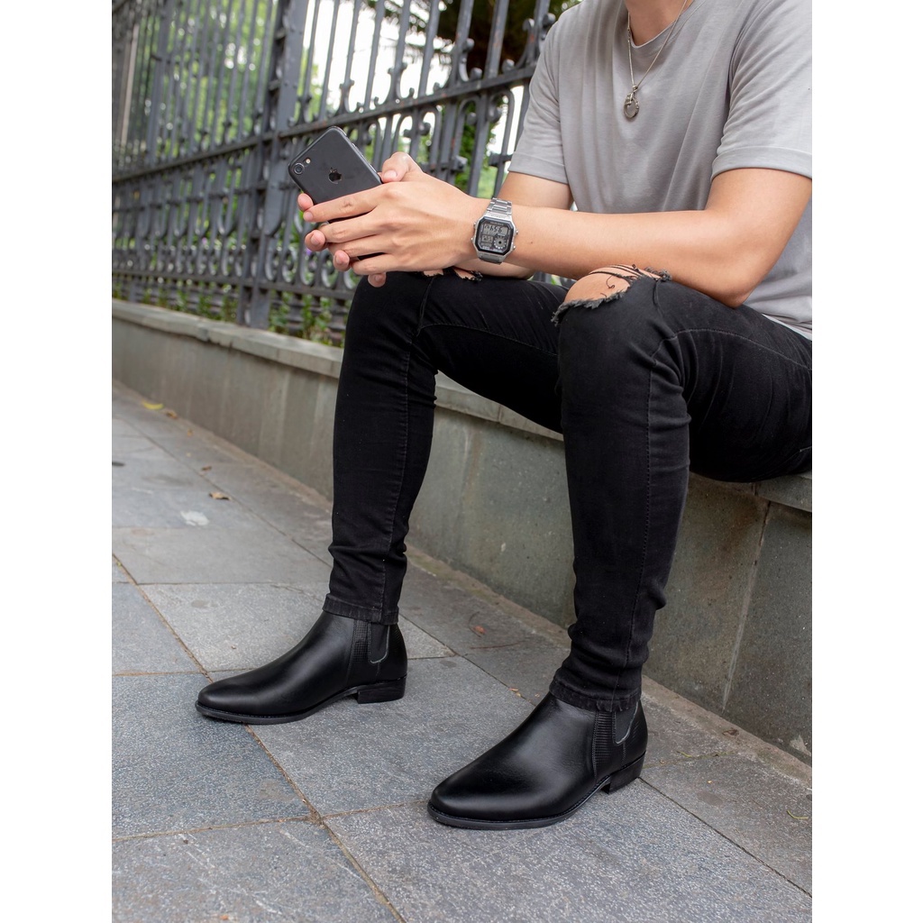 CHELSEA BOOTS HOT TREND hàng chính hãng - da bò cao cấp - siêu êm siêu mềm - rất thoái mái khi đi lại. | BigBuy360 - bigbuy360.vn