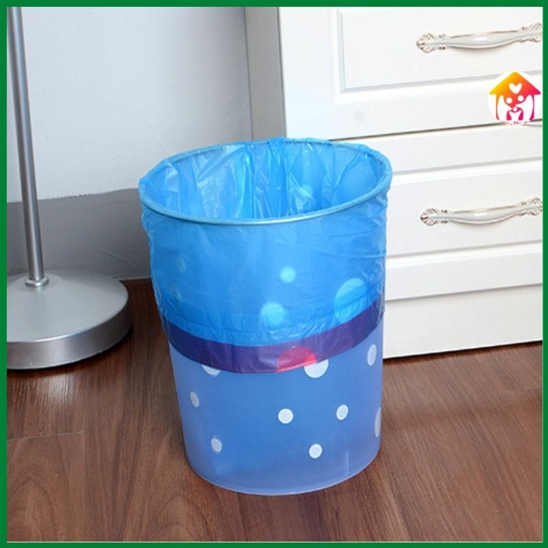 Cuộn 15 túi nylong đựng rác có dây rút tiện lợi,nhiều kích thước tùy chọn