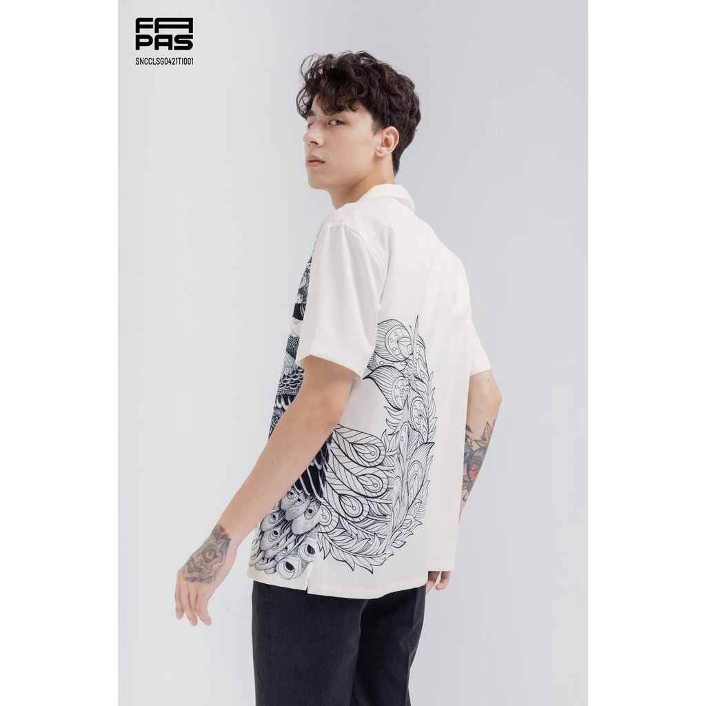 Áo Sơ Mi Nam Glamor Họa Tiết In Tỉ Mỉ Bắt Măt Chất Vải Chun Chéo Chống Nhăn Mau Khô Form Relaxed Thoải Mái - FAPAS
