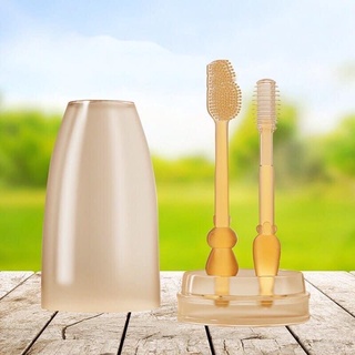 SET RƠ LƯỠI CHẢI RĂNG SILICON AN TOÀN CHO BÉ