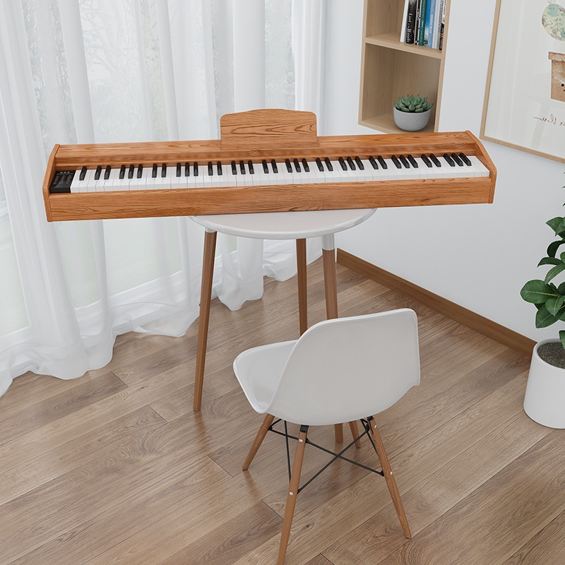 đàn piano GỖ - đàn organ điện tử 88 Phím Có Pedal nhỏ gọn dễ dàng mang theo vt169