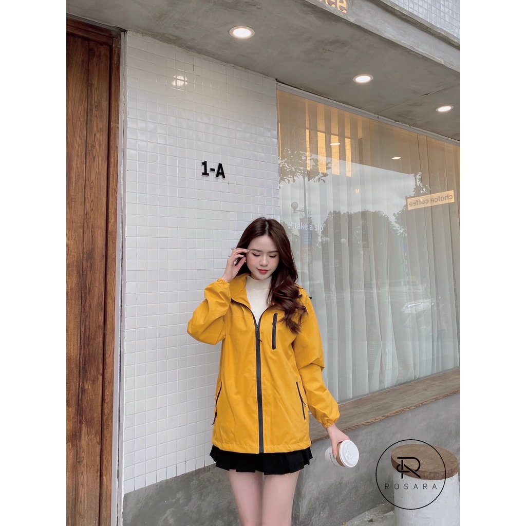 ÁO KHOÁC GIÓ NỮ 2 LỚP DÁNG SUÔNG CAO CẤP NHIỀU MÀU SIÊU ĐẸP B33