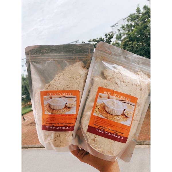 Giá rẻ nhất 500g Bột yến mạch úc nguyên chất 100% làm bánh eatclean, đắp mặt