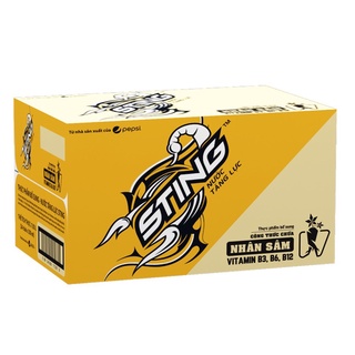 thùng 24 chai Sting dâu 330ml