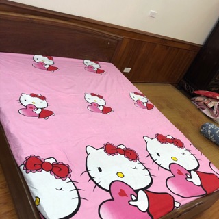 Ga chống thấm cotton violet (loại 1). size 2m*2m2