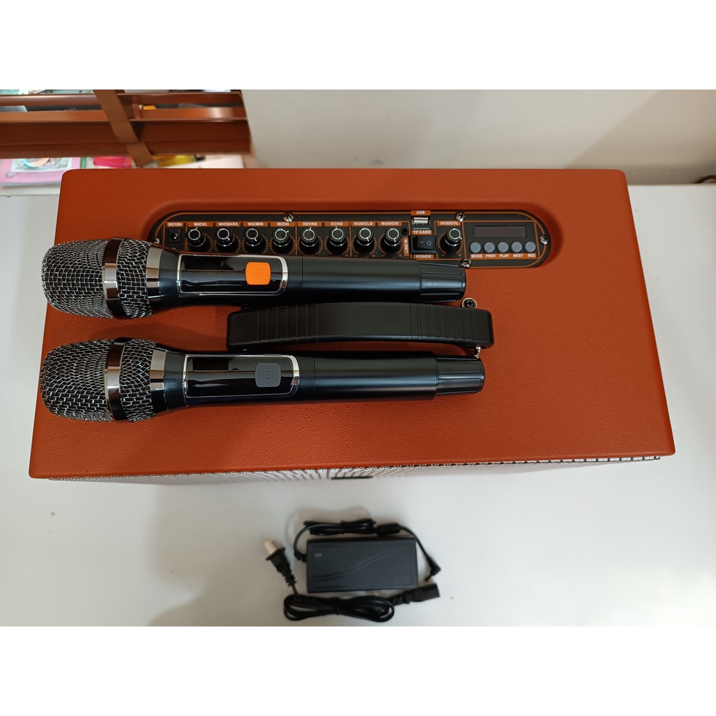 Loa Hát Karaoke SDY T17 | Loa Xách Tay Cao Cấp Bass 25, tặng 2 micro UHF - Chất Âm Tuyệt Hảo, Cam kết chất lượng