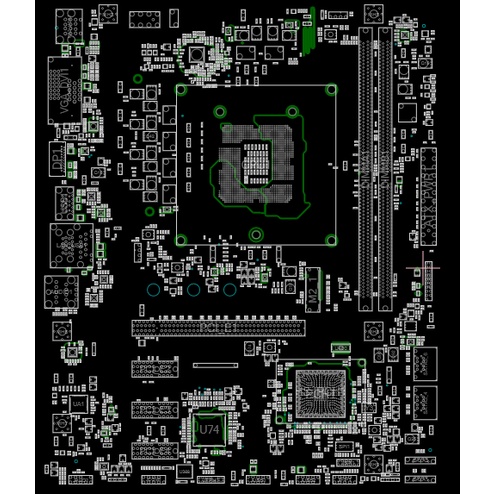 Sơ đồ mạch Boardview MS-7B30 MS 7B30 dùng cho thợ sửa chữa