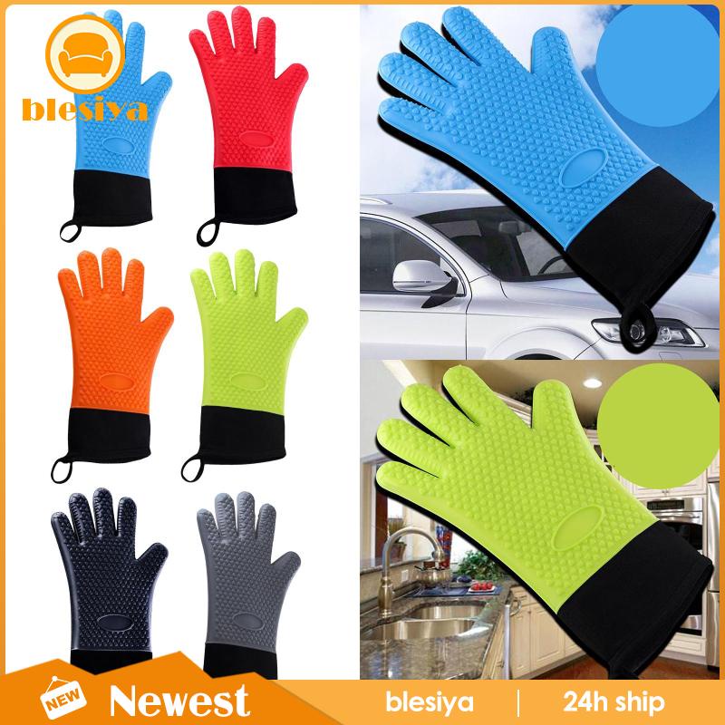 Găng Tay Cách Nhiệt Chống Bỏng Dùng Cho Nấu Ăn Đen