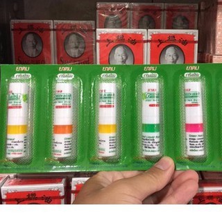 01 Ống hít thông mũi Green Herb chuẩn Thái Lan