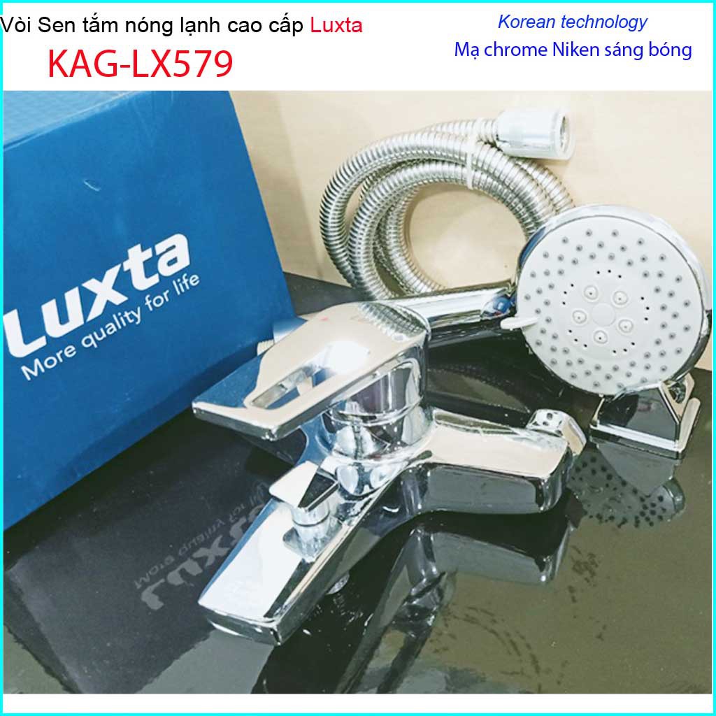 Bộ vòi sen nóng lạnh Luxta KAG-LX579, khuyến mãi 40% trọn bộ vòi sen nóng lạnh KAG-LX577-LX578