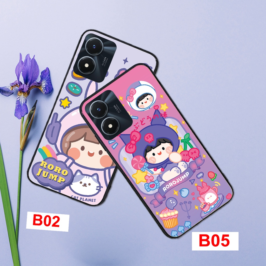 Ốp lưng Vivo Y02S - Vivo Y01 cô gái jump zozo siêu dễ thương cute