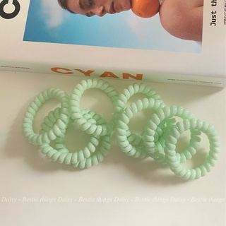 Cột tóc lò xo màu mint