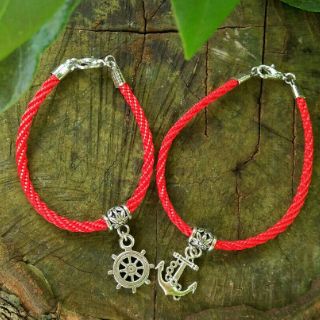 Vòng cặp mỏ neo + bánh lái (2)