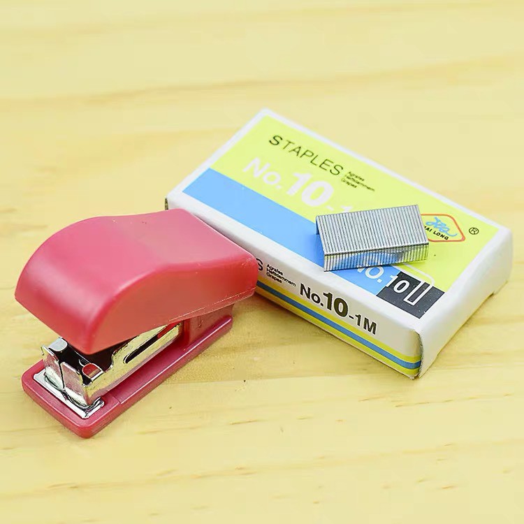 Dập ghim mini tặng 1 hộp đạn ghim #7