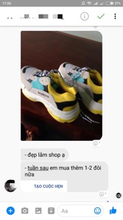[SALE+ảnh thật] giày triples trắng xanh 36-43