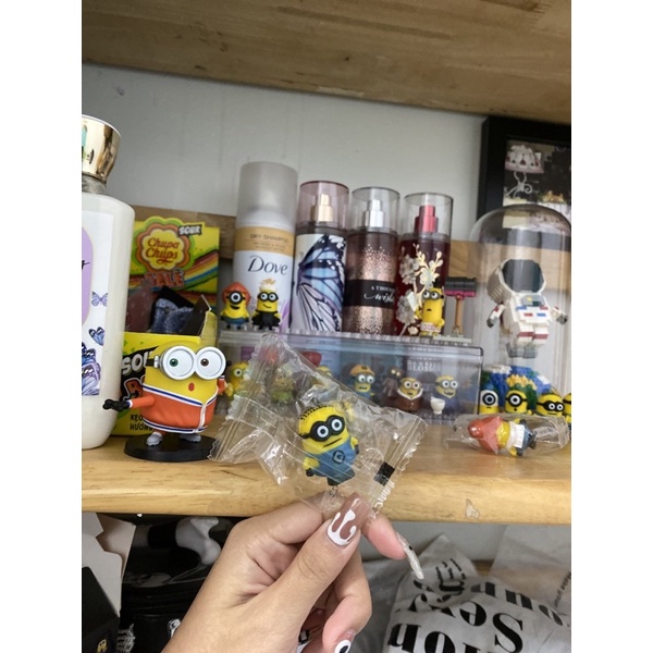 chupachups minions, kèo cây kẹo đựng, còn nguyên bọc