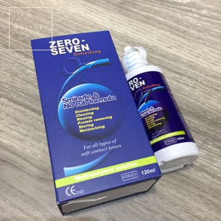 Nước ngâm lens zero seven 120ml