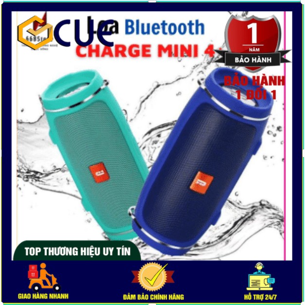 ✔️✔️Loa Bluetooth Charge Mini 4, âm bass hay, hỗ trợ usb và khe cắm thẻ nhớ