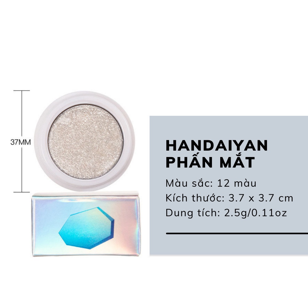 Phấn Mắt Lẻ Nhiều Màu Tự Chọn HANDAIYAN MASHED POTATOES EYE SHADOW Bền Màu Nội Địa Trung 2.5G  JP2