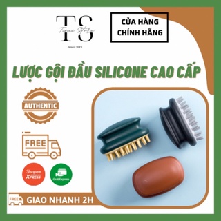 Lược Gội Đầu Silicone Đa Năng Chăm Sóc Da Đầu, Giảm Gàu, Ngăn Ngừa Rụng Tóc