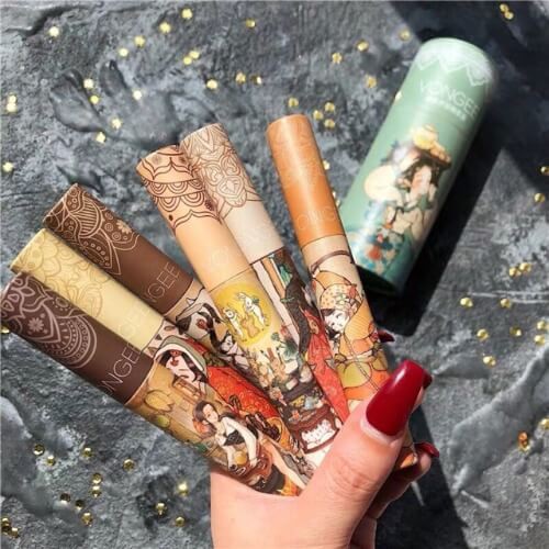 Set Son Lì Vongee 6 Cây - Son Kem Lì Cổ Trang Hộp Xanh - Hàng Nội Địa Trung Chính Hãng | BigBuy360 - bigbuy360.vn