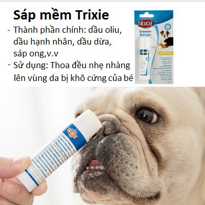 Sáp chó mèo Trixe mềm mịn bàn chân, ngăn ngừa nứt nẻ viêm nhiễm | Bossdog