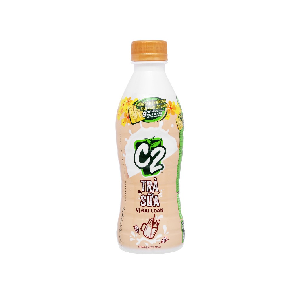 Chai trà sữa C2 vị Đài Loan 260ml