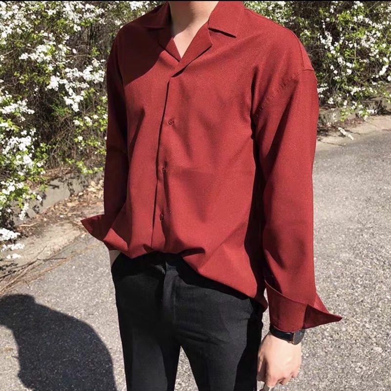 Áo sơ mi UNISEX màu đỏ