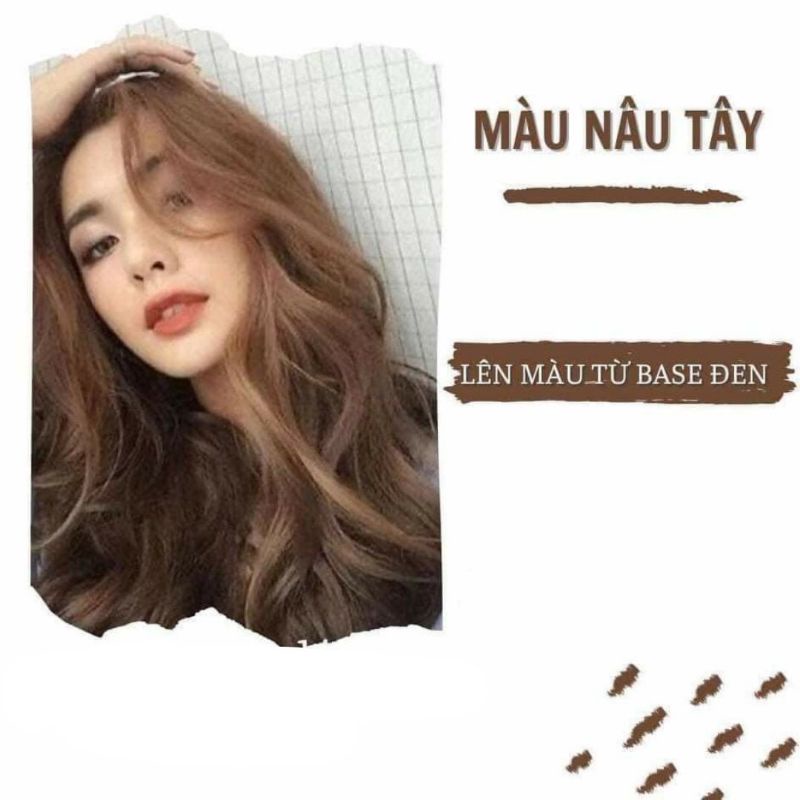 💥 [ FREESHIP EXTRA ]  💥 Thuốc nhuộm tóc màu Nâu tây  🌟