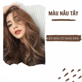 💥 💥 Thuốc nhuộm tóc màu Nâu tây 🌟