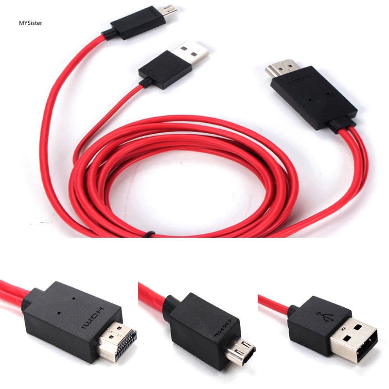 Cáp Chuyển Đổi Từ Micro Usb Sang Hdmi 1080p Hd Tv 11pin S3 Mhl