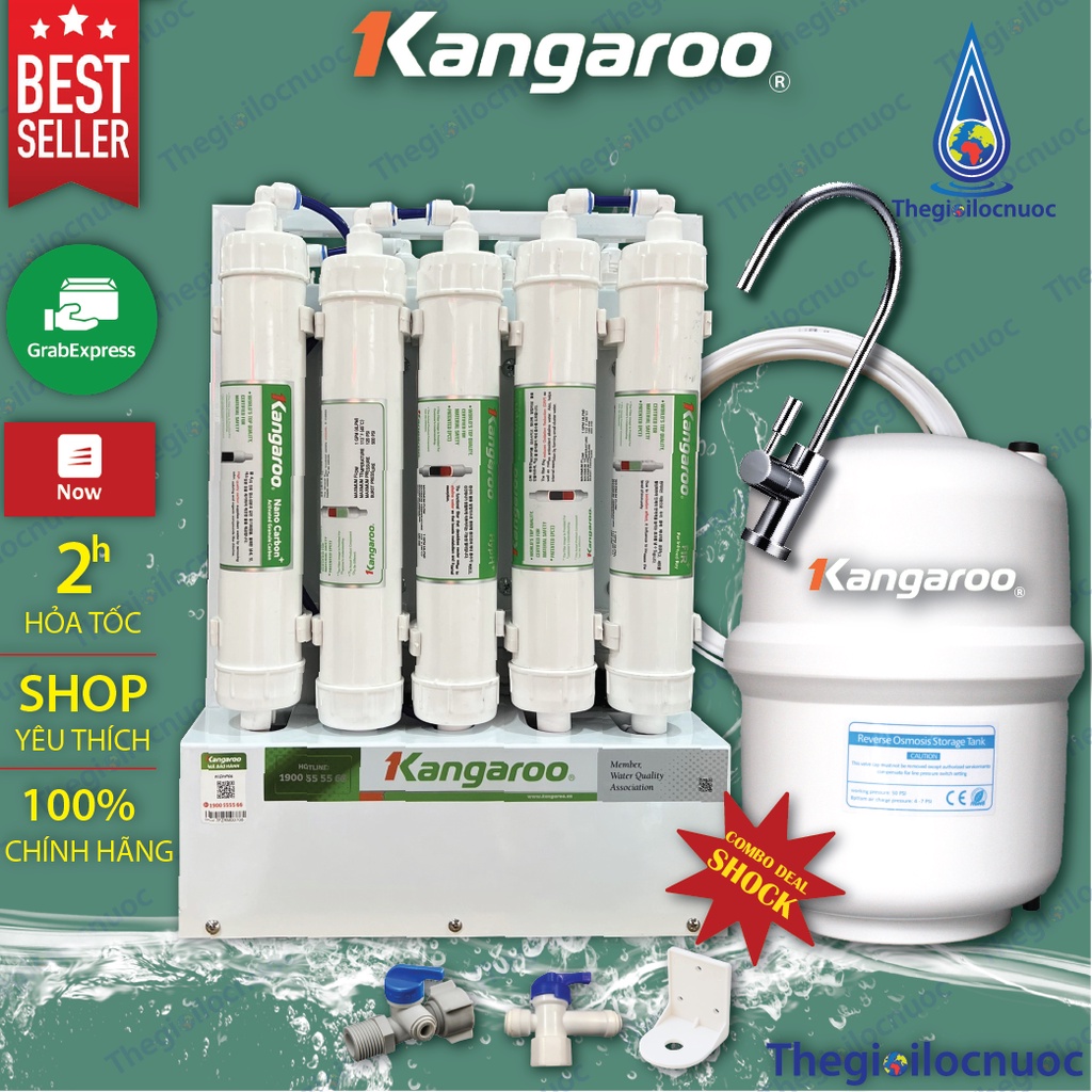 Máy lọc nước Kangaroo để gầm KGHP66 siêu nhỏ gọn