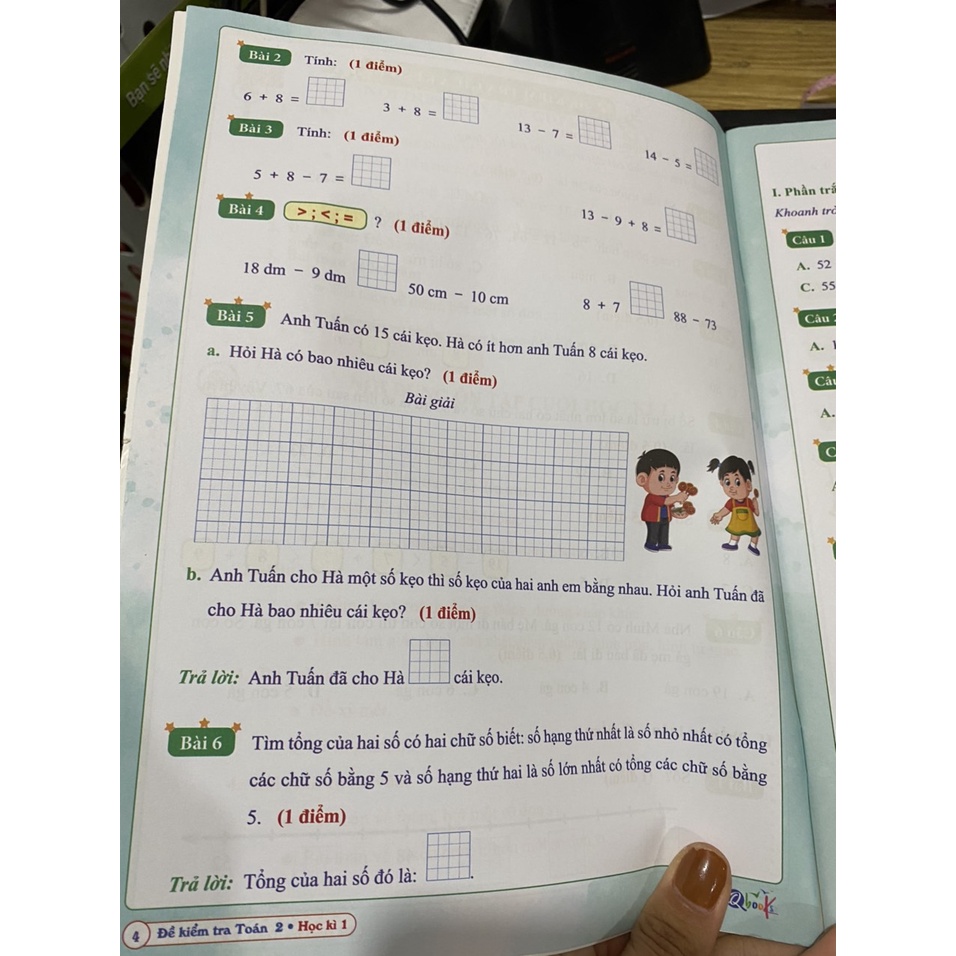 Sách - Combo Đề kiểm tra toán 2 ( Cánh diều )