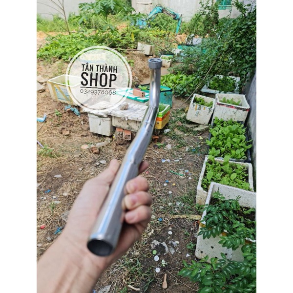 Cổ pô inox sirius Fi size 27mm hàn pô zin / cổ pô thay inox siêu sáng siêu bền fom zin không cần độ chế