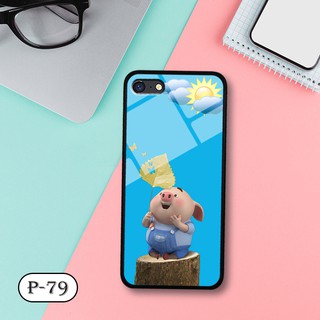 Ốp lưng kính 3D OPPO A71- cute