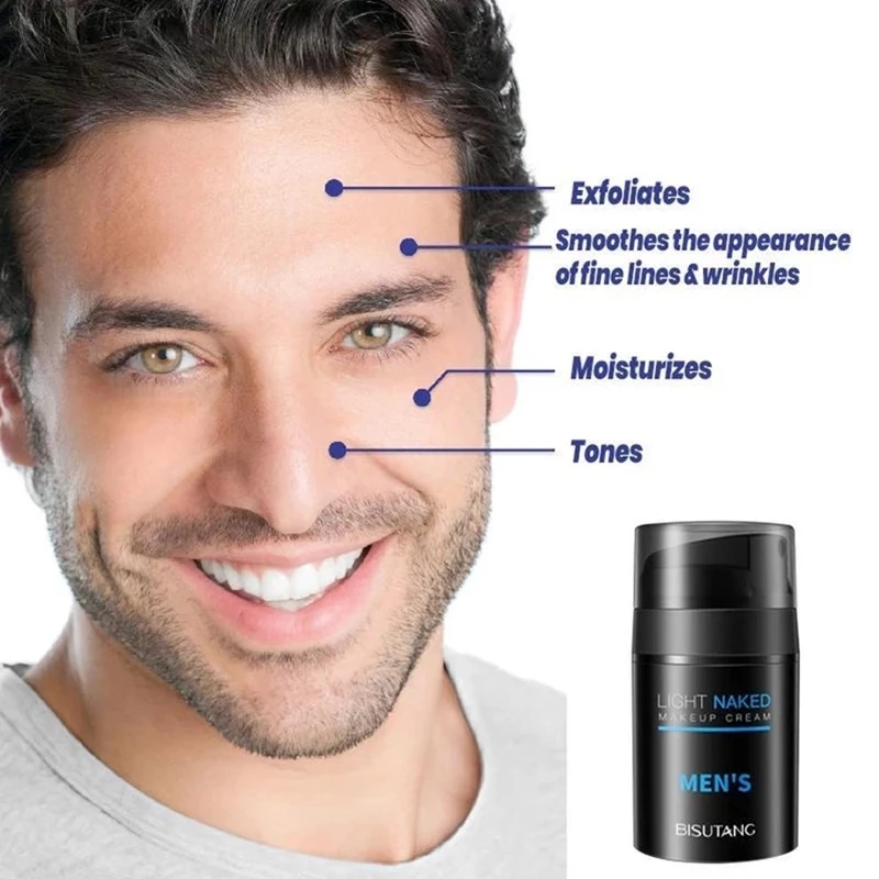 Men's Nourishing Makeup Concealer BB Isolation Cream/Brightens Long Lasting Natural Nude/Waterproof Hydrating Makeup Face Foundation | BigBuy360 - bigbuy360.vn