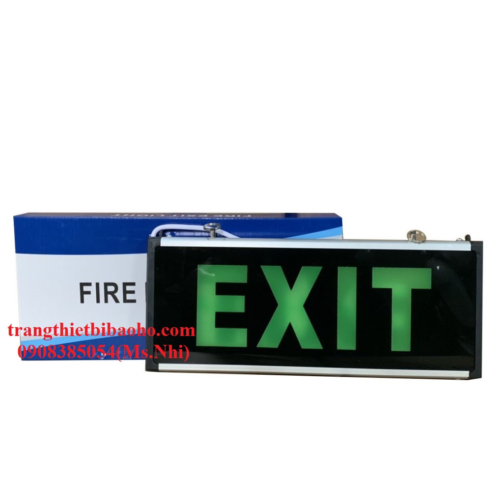 Đèn thoát hiểm Exit 2 mặt sử dụng điện 220V- Hình thật, hàng sẵn