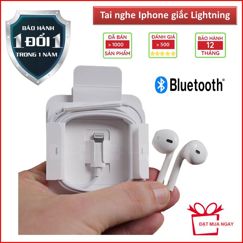 Tai Nghe Iphone 7 Bắt Bluetooth Tương Thích Với Dòng IP 7/8/7 Plus/8 Plus/X/Xsmax/11promax Lỗi 1 Đổi 1