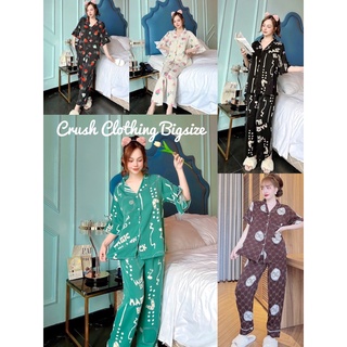 [Mẫu Đẹp] Pyjama Đồ Bộ Bigsize 55-100kg Diện cực Đẹp Chất Gấm Cao Cấp