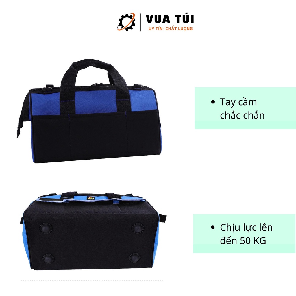 Túi đựng đồ nghề kỹ thuật, túi dụng cụ sửa chữa đế vải VUATUI