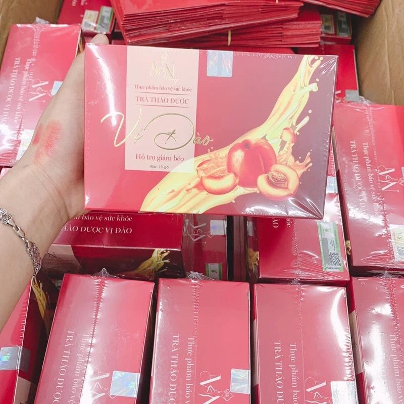 Trà Đào X3 Giảm Cân Tặng Kèm detox